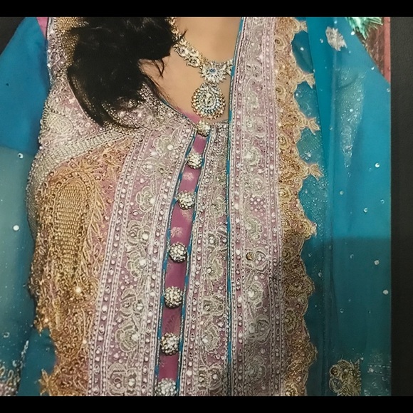 Indian Pakistani bridal maxi evening gown - Picture 2 of 9